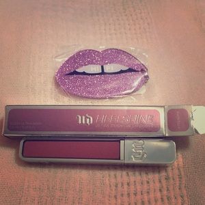 Urban Decay HiFi lipgloss Backtalk & Keychain